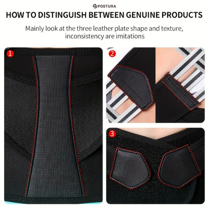 Postura Spine Support Corrector for Men and Women, Shoulder Straightener, Adjustable Full Back Support, Upper and Lower Back Pain Relief