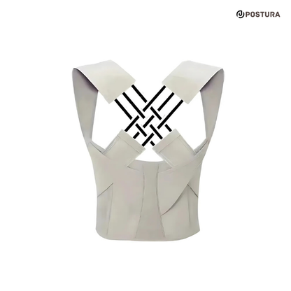 Postura Spine Support Corrector for Men and Women, Shoulder Straightener, Adjustable Full Back Support, Upper and Lower Back Pain Relief